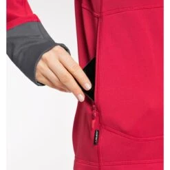 Haglöfs HAGLÖFS Betula Dame Mellemlager Jakke - Scarlet Red/Magnetite - Dame -Ski Fremme Butik 6050664nd f21 2 m4 grey