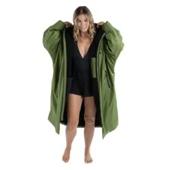 Dryrobe Advance Long Sleeve Poncho Jakke -Ski Fremme Butik forest green 1 2024x2024.jpg kopi 1