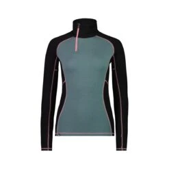 Mons Royale Olympus Half Zip Skiundertrøje - Dame