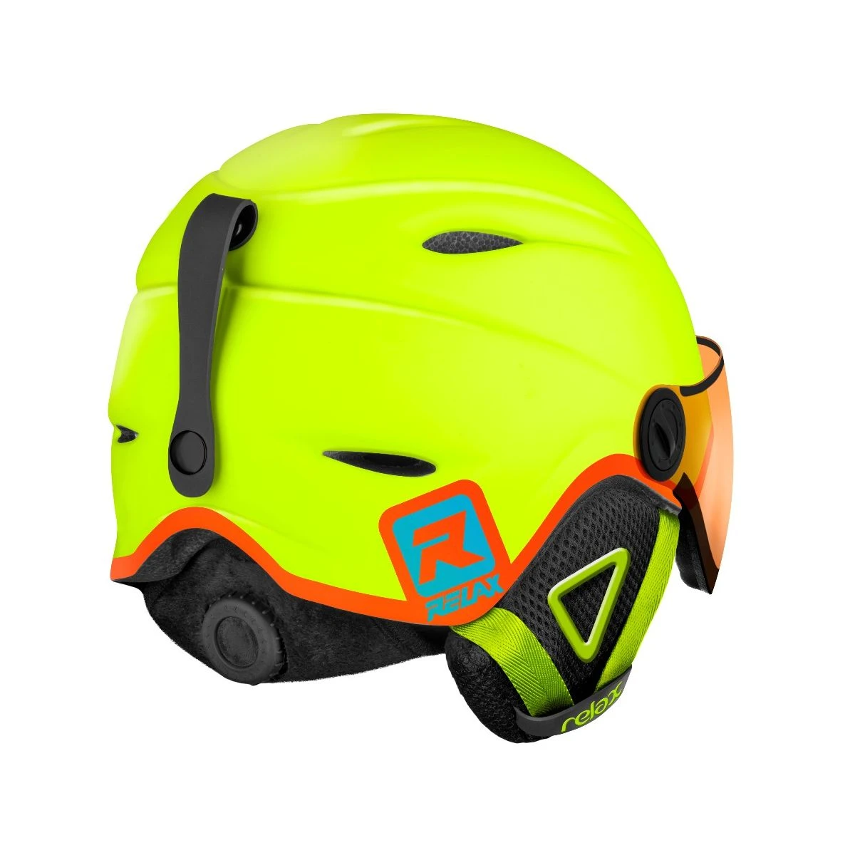 Relax Twister Junior Skihjelm M/Visir - Kun Str. XS Udstillingsmodel 2 Relax Twister Junior Skihjelm M/Visir - Kun Str. XS Udstillingsmodel - Billede 2